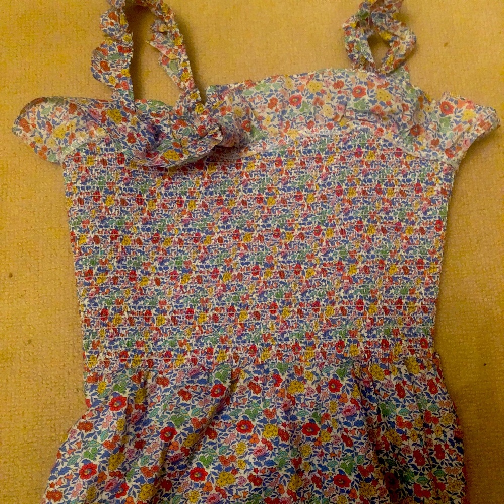 Liberty London for J Crew Smocked Top
